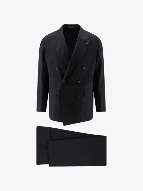 Tagliatore peak-lapel double-breasted suit