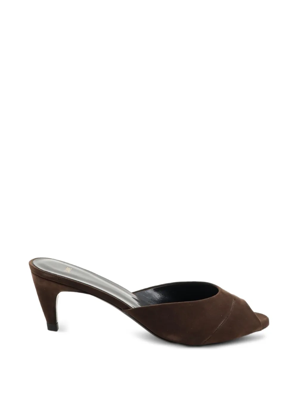 Jude suede peep-toe sandals