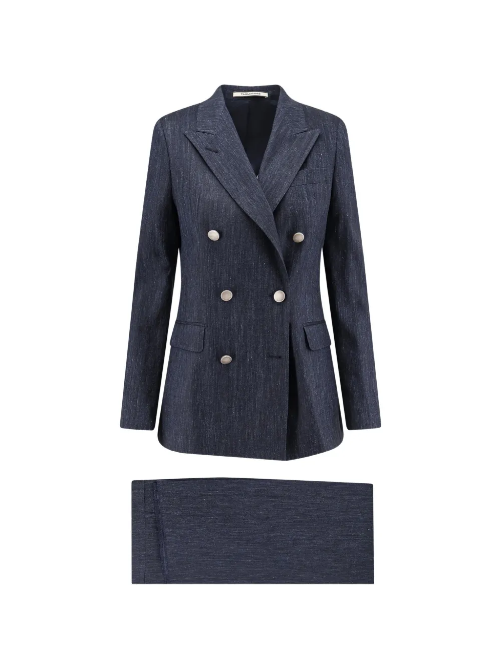 Tagliatore Parigi wide-leg double-breasted suit - Blu