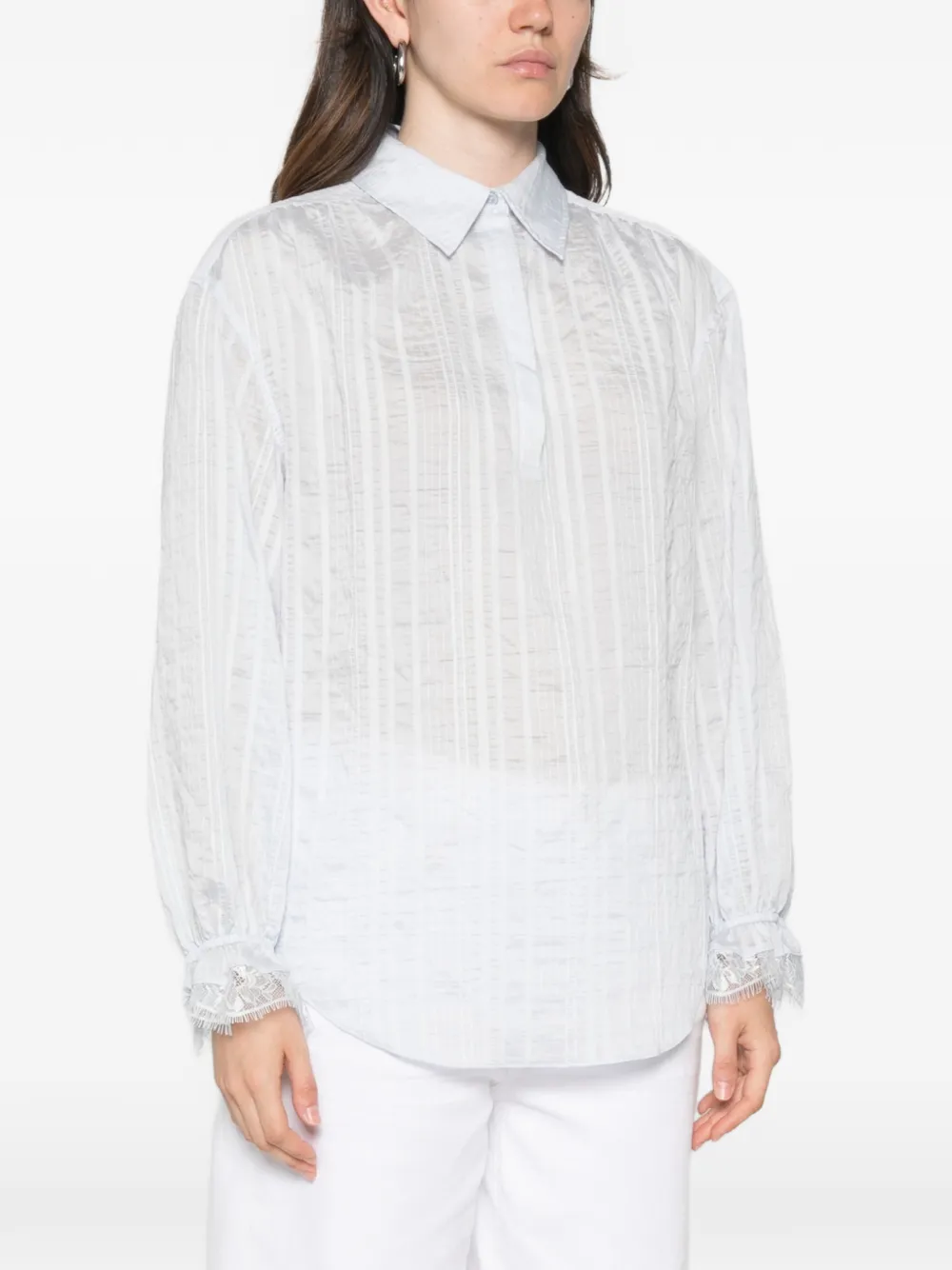 TWINSET Blouse met kant Wit