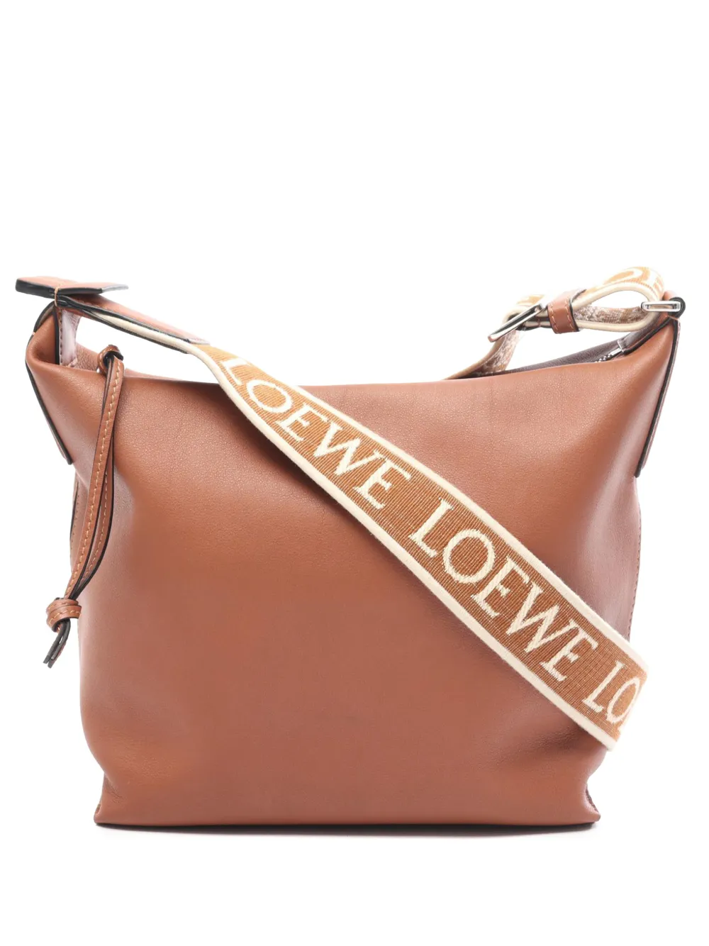 Loewe Pre-Owned 2022 kleine Cubi Umhängetasche aus Leder - Braun