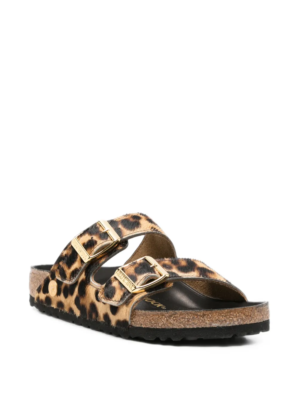 Birkenstock Arizona leopard-print sandals Bruin
