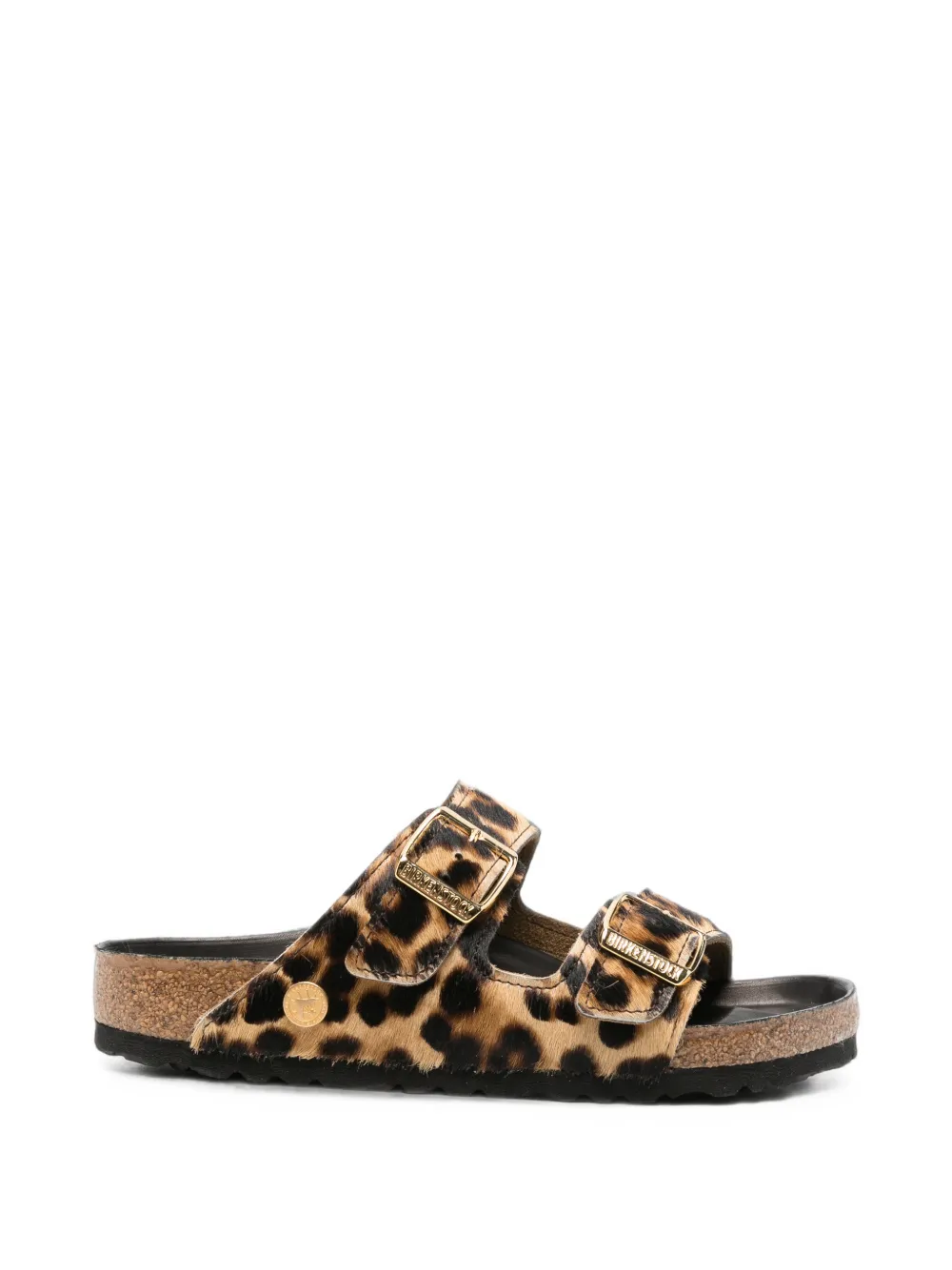 Birkenstock Arizona leopard-print sandals Bruin