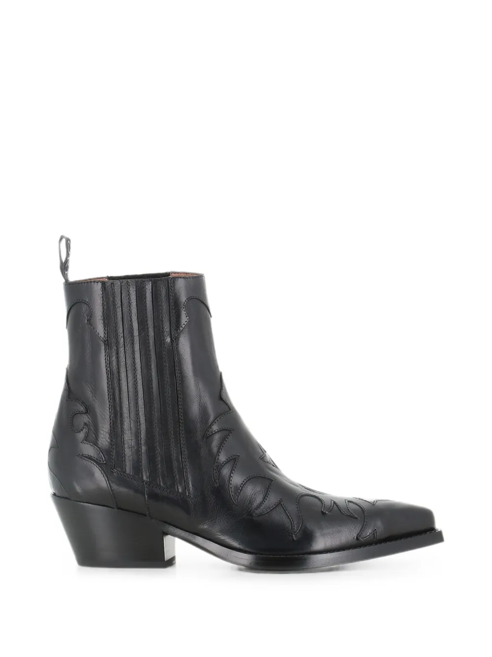 Sartore pointed-toe Chelsea boots Zwart
