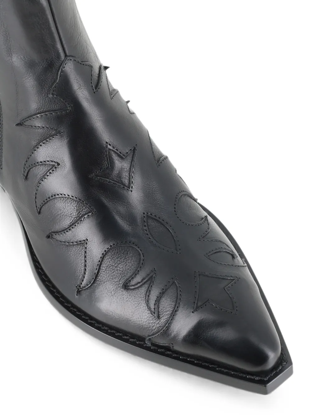 Sartore pointed-toe Chelsea boots Zwart