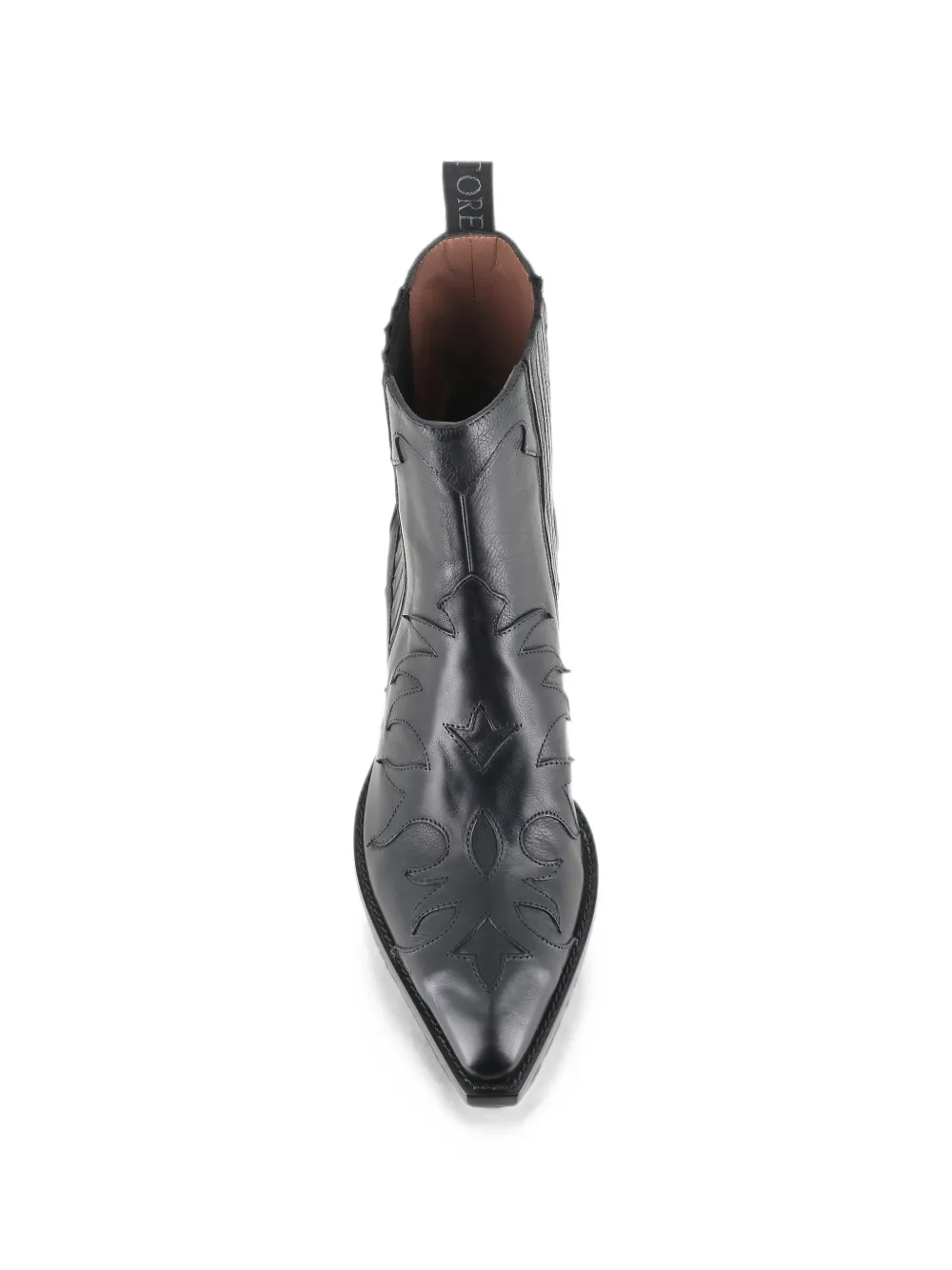 Sartore pointed-toe Chelsea boots Zwart