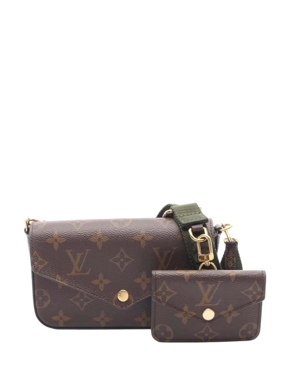 Louis Vuitton Pre-Owned 2020-2026 Monogram Felicie Strap And Go crossbody bag - Brown