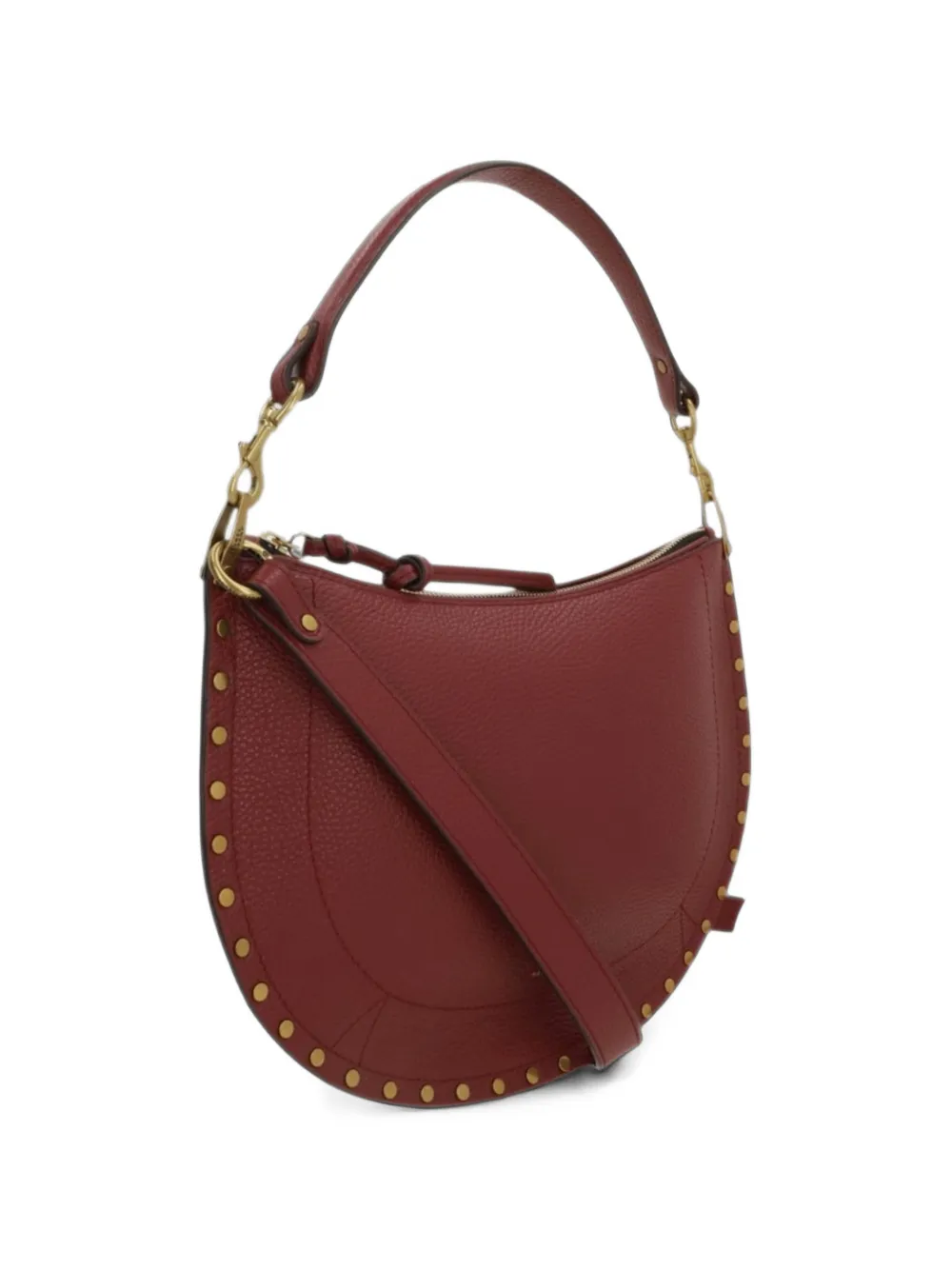 ISABEL MARANT Oskan leather shoulder bag Rood