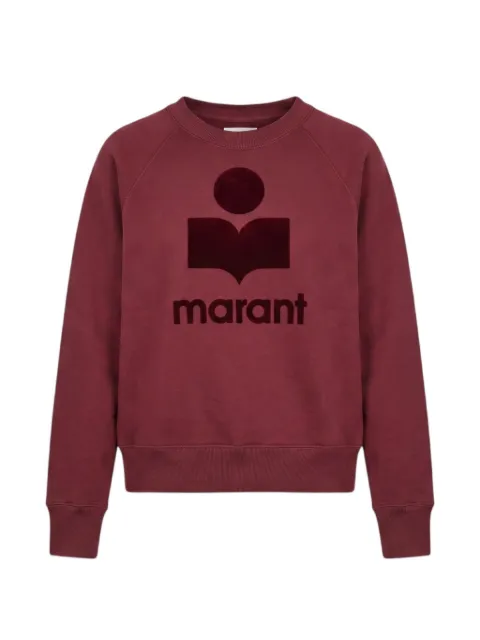 ISABEL MARANT logo-print raglan-sleeve sweatshirt