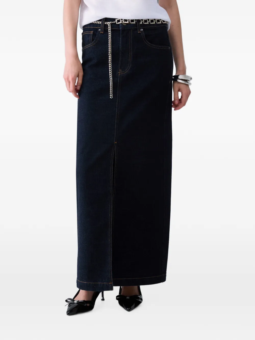 LIU JO Maxi-spijkerrok Blauw