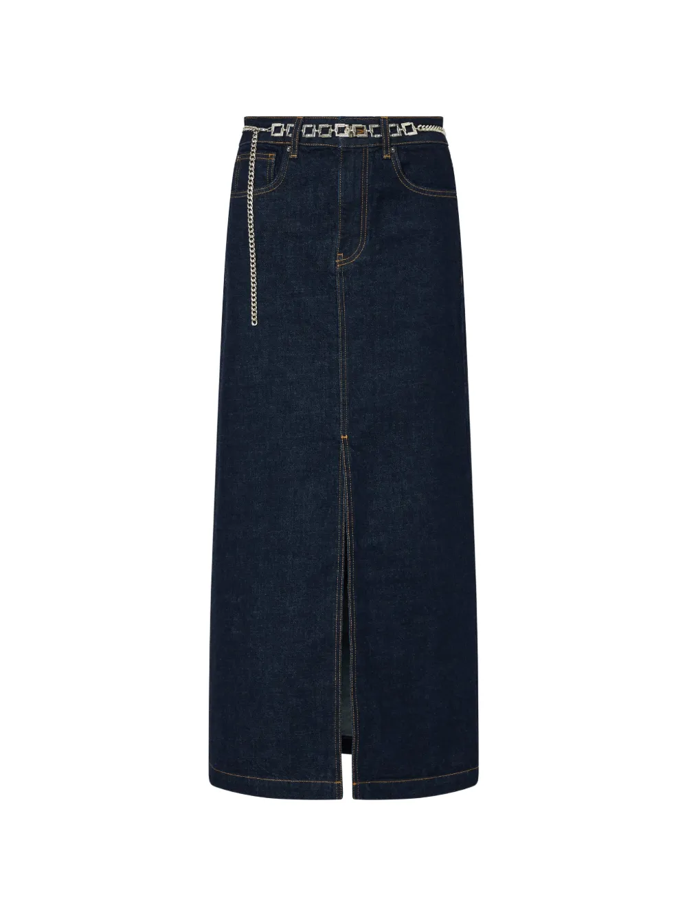 LIU JO denim maxi skirt - Blau