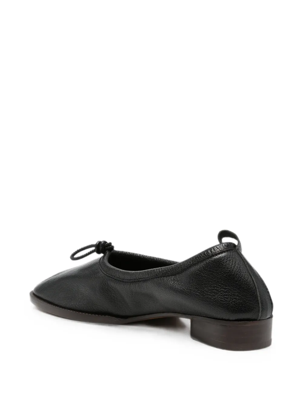 Hereu Puntera R Mid bow-detail flat pumps Zwart