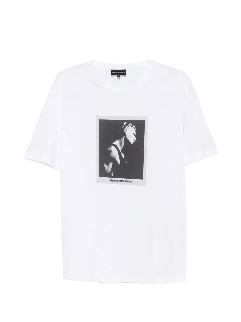 Emporio Armani graphic-print T-shirt - Bianco