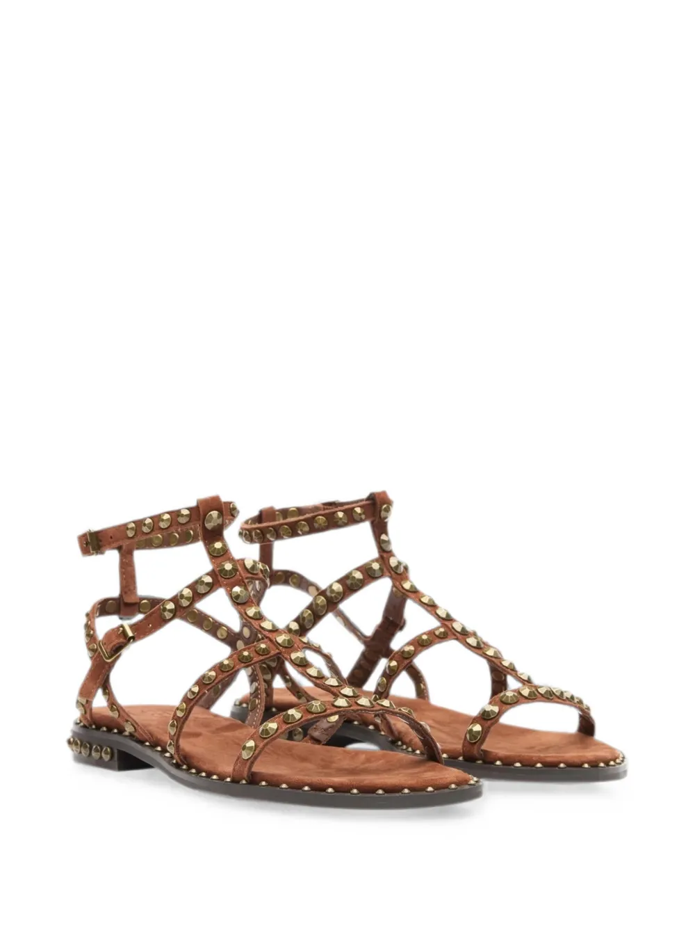 Ash Play studded cage sandals Bruin