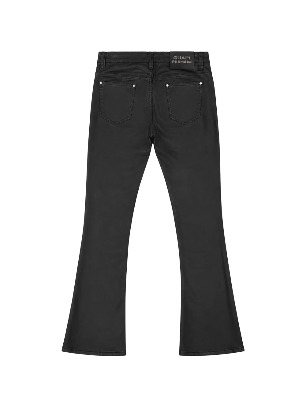 GUAPI Crimson jeans van gewaxt denim Zwart