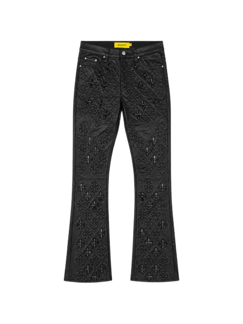 GUAPI quilted-panel Relic jeans