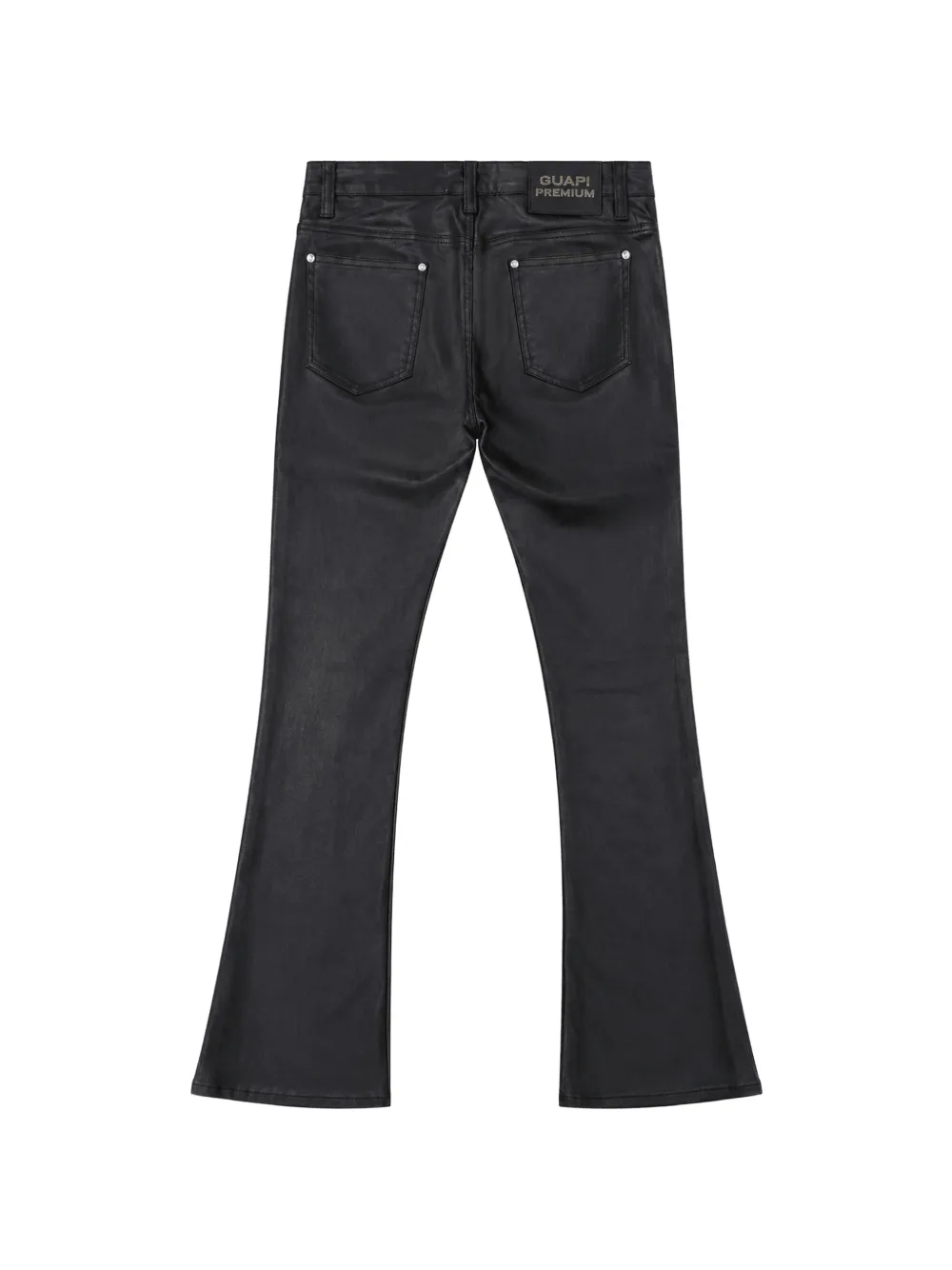 GUAPI Relic jeans met gewatteerd vlak Zwart