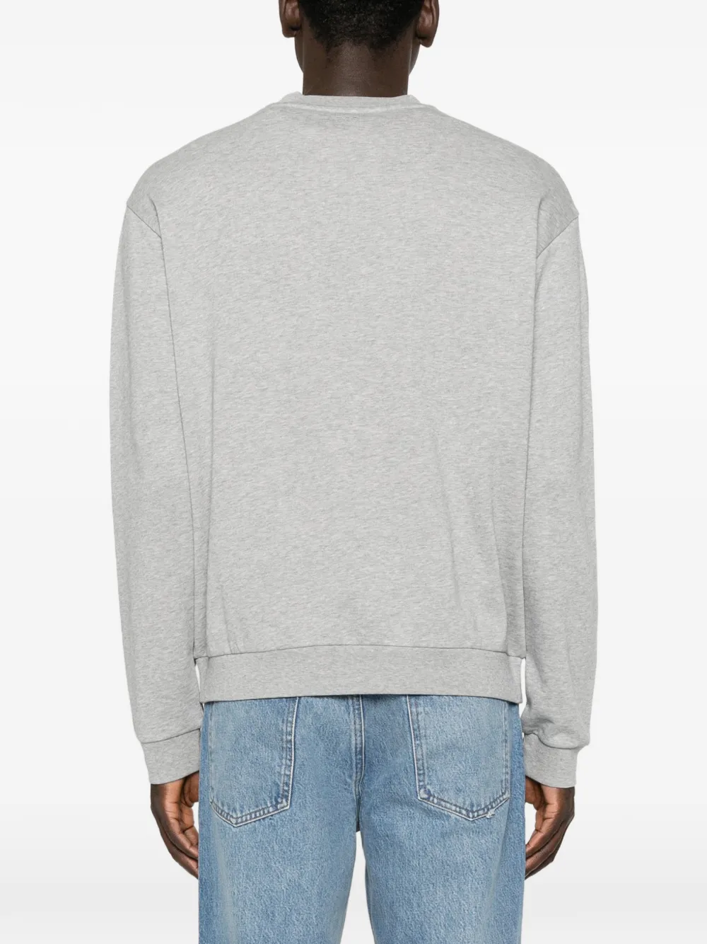 Emporio Armani Jersey Signature Capsule sweater met fotografische print Grijs