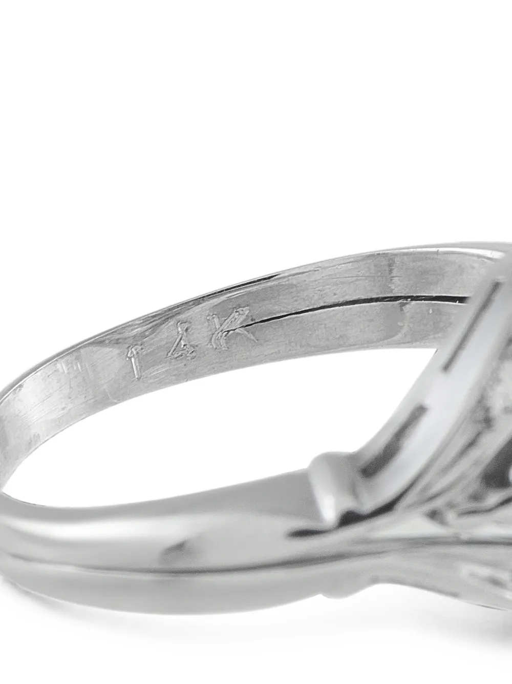 LB EXCLUSIVE Pre-owned Diamond Ring In Silver