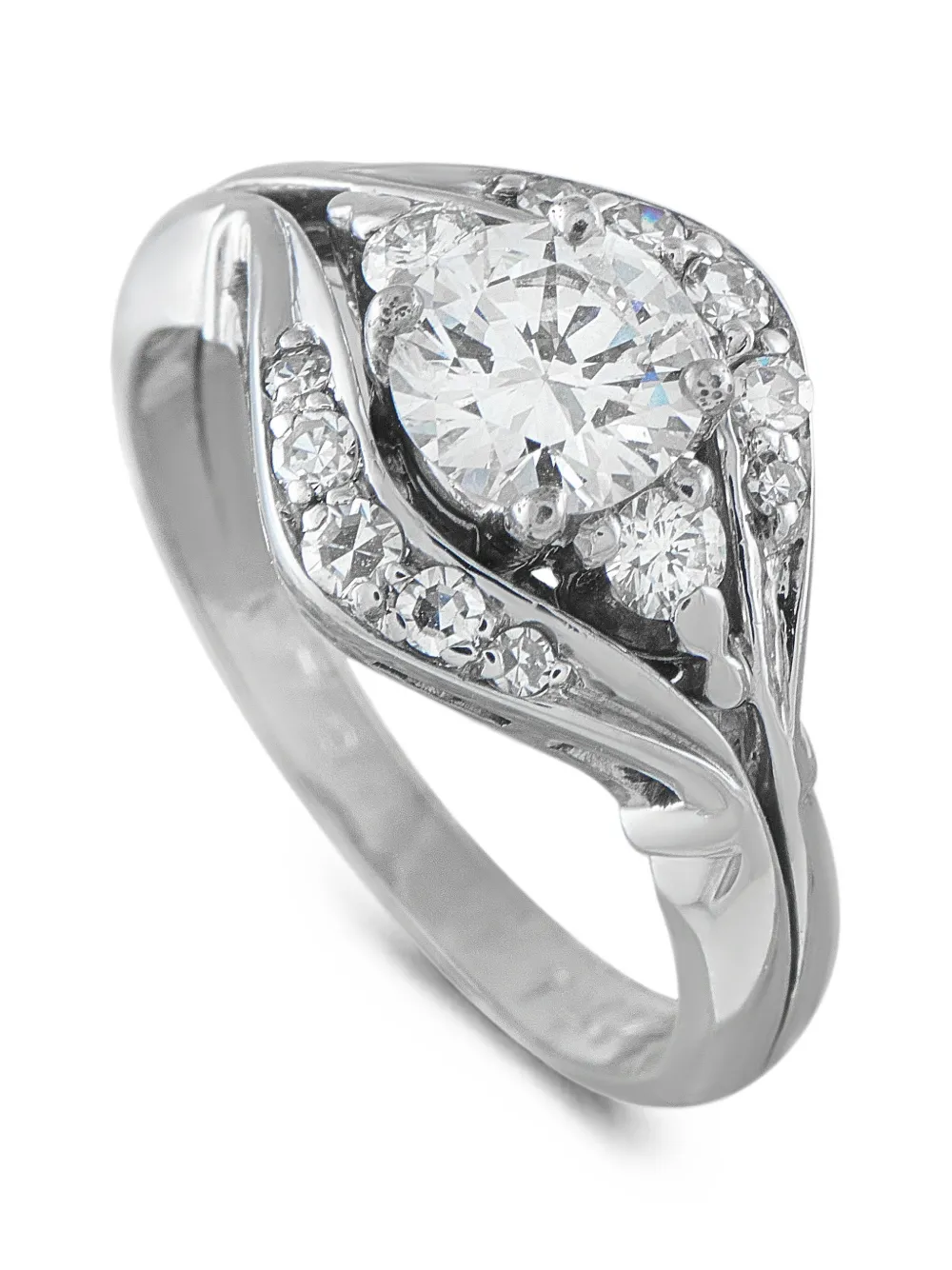 LB Exclusive diamond ring | Silver | Image 1