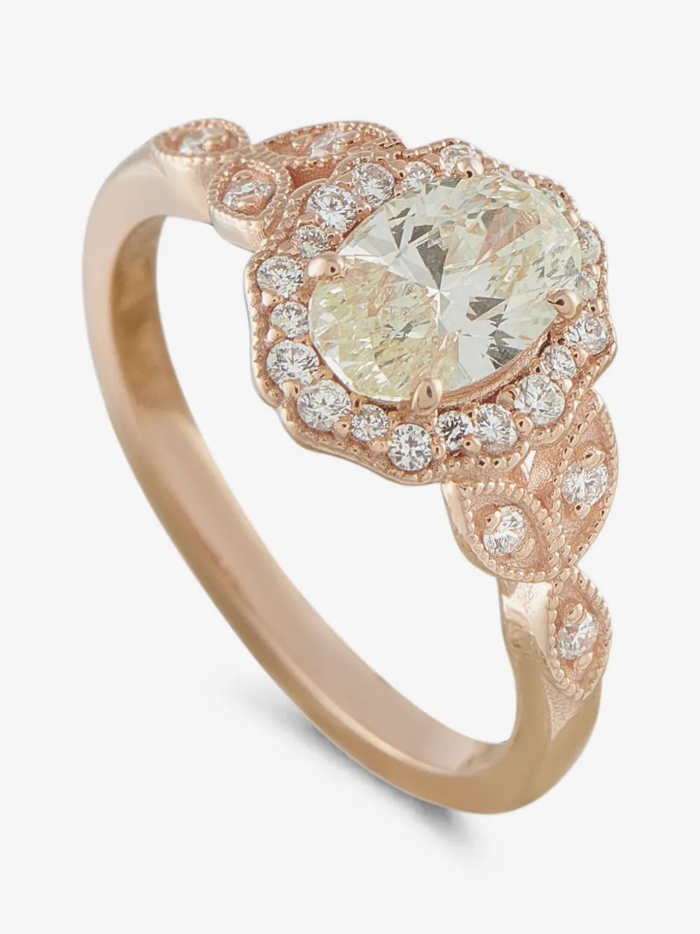 LB Exclusive diamond ring | lyserød | Image 1