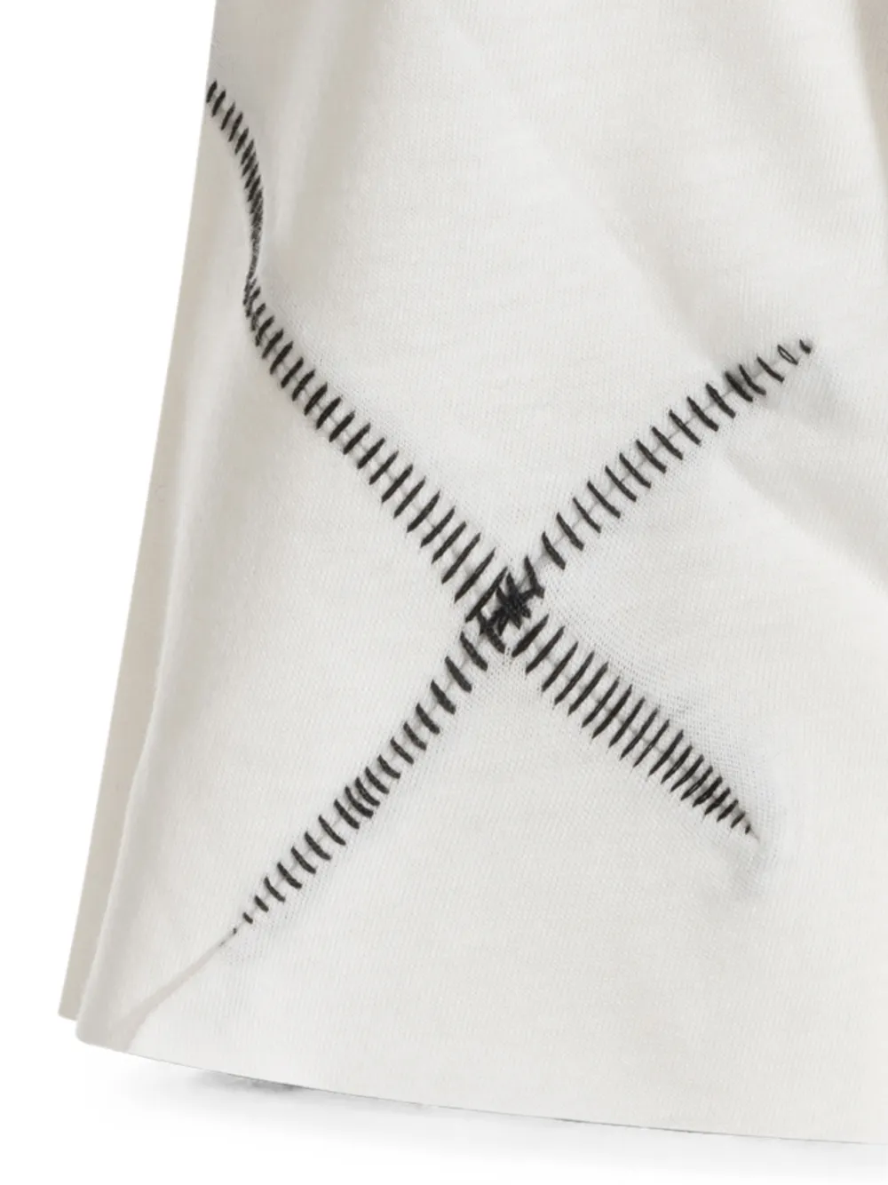 Thom Krom T-shirt met afwerking Wit