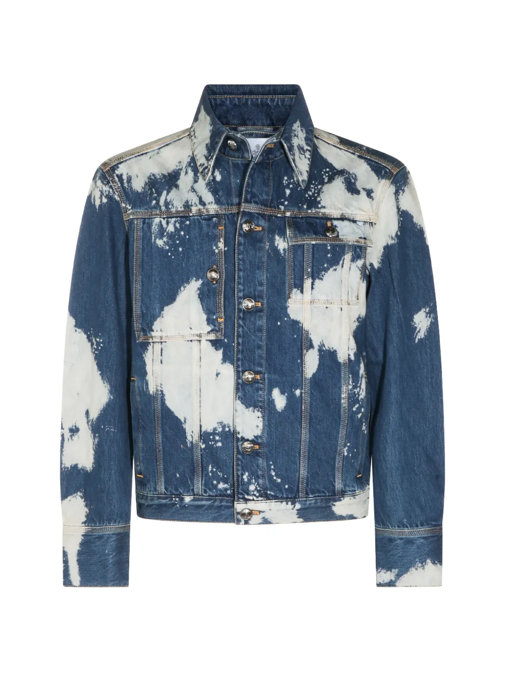 Vivienne Westwood bleach-effect denim jacket - Blue