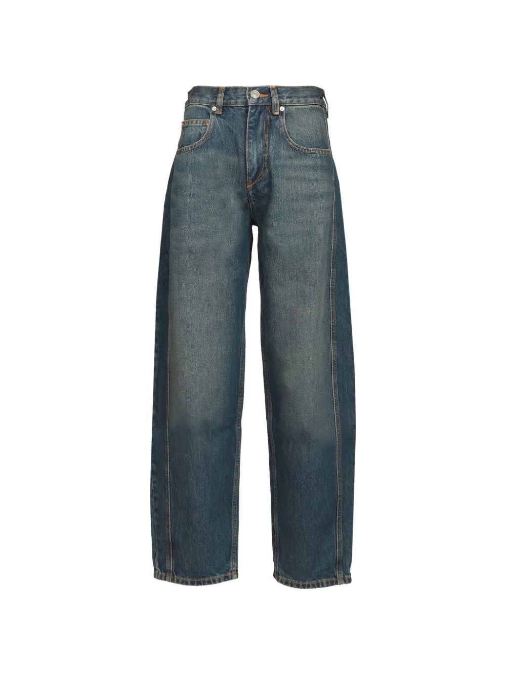 ISABEL MARANT Oriane-GZ panelled jeans - Blu