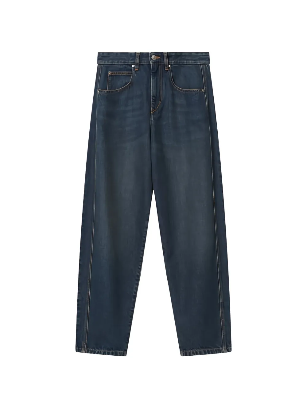 ISABEL MARANT Oriane-GZ panelled jeans - Blu