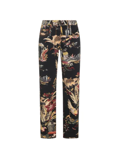 ETRO graphic-print jeans