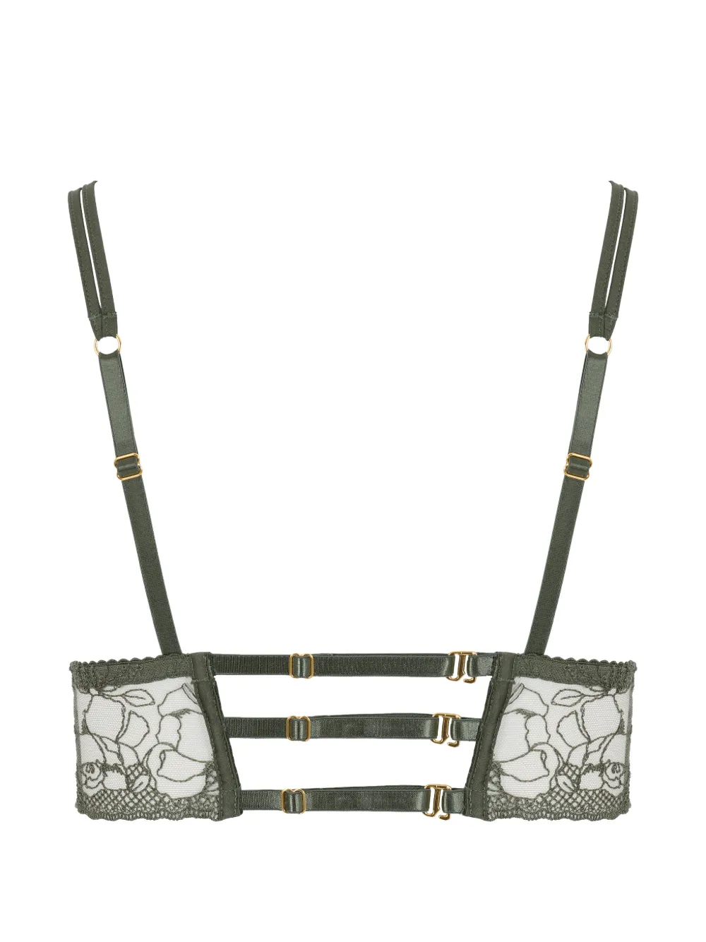 Fleur Of England Iona boudoir bh met lange mouwen Groen