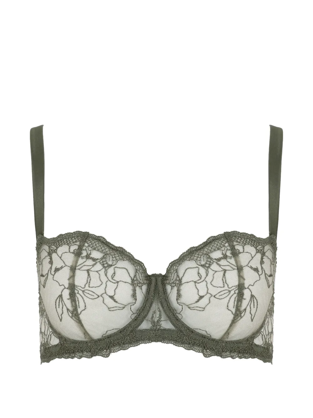 Fleur Of England Iona lace bra - Verde