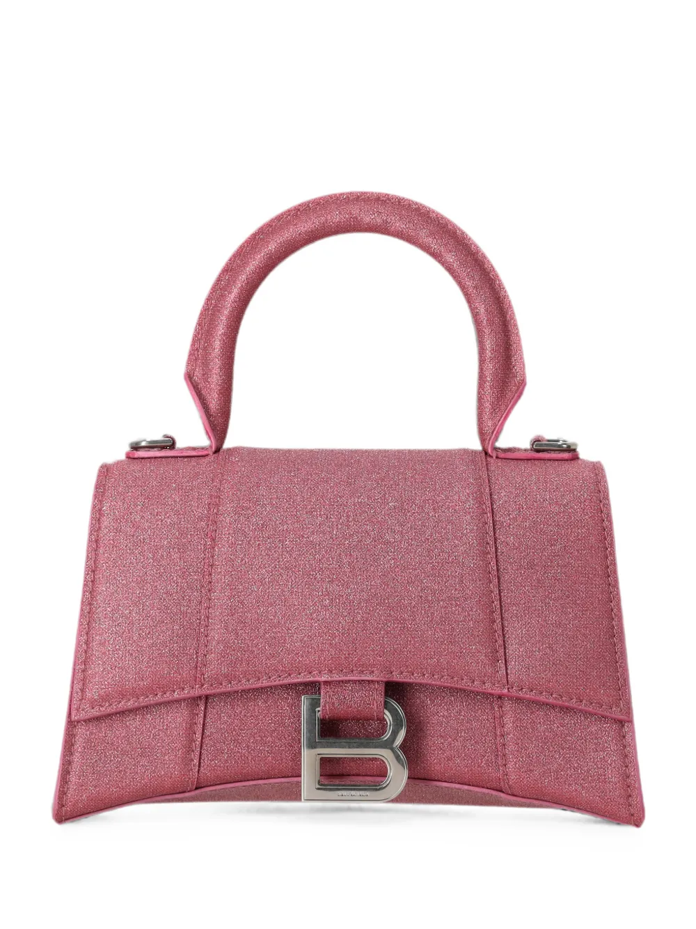 Balenciaga Pre-Owned 2020s Hourglass XS top handle bag - Pink
