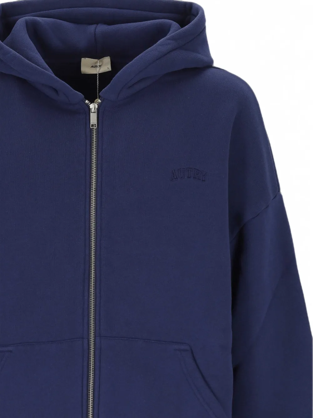 Autry Hoodie met geborduurd logo Blauw
