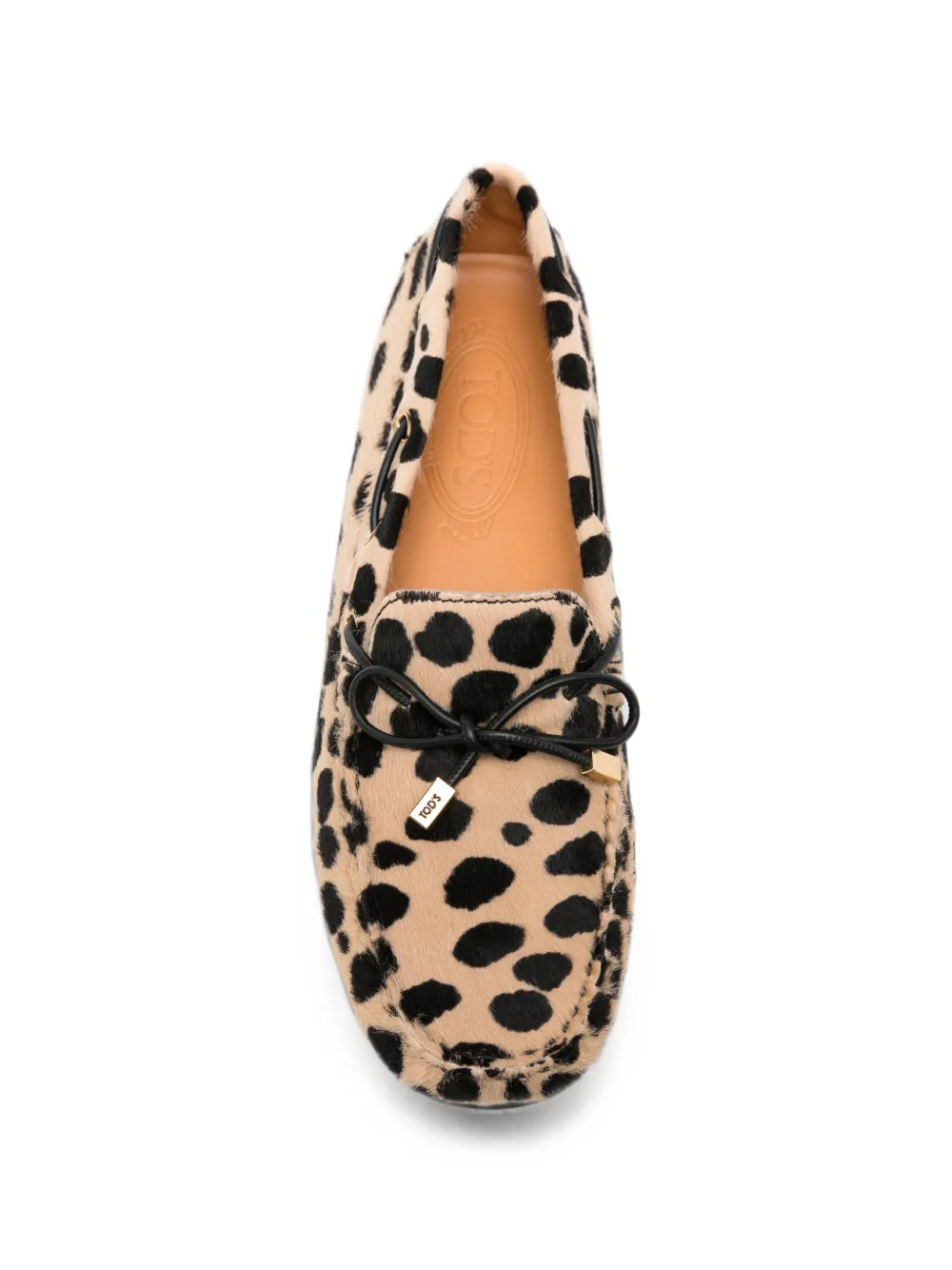 Tod's animalier Gommino loafers Bruin