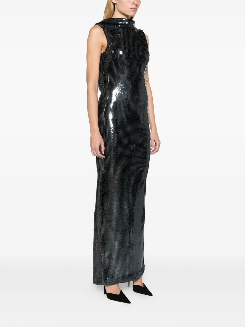 Retrofete Liela sequin dress Zwart