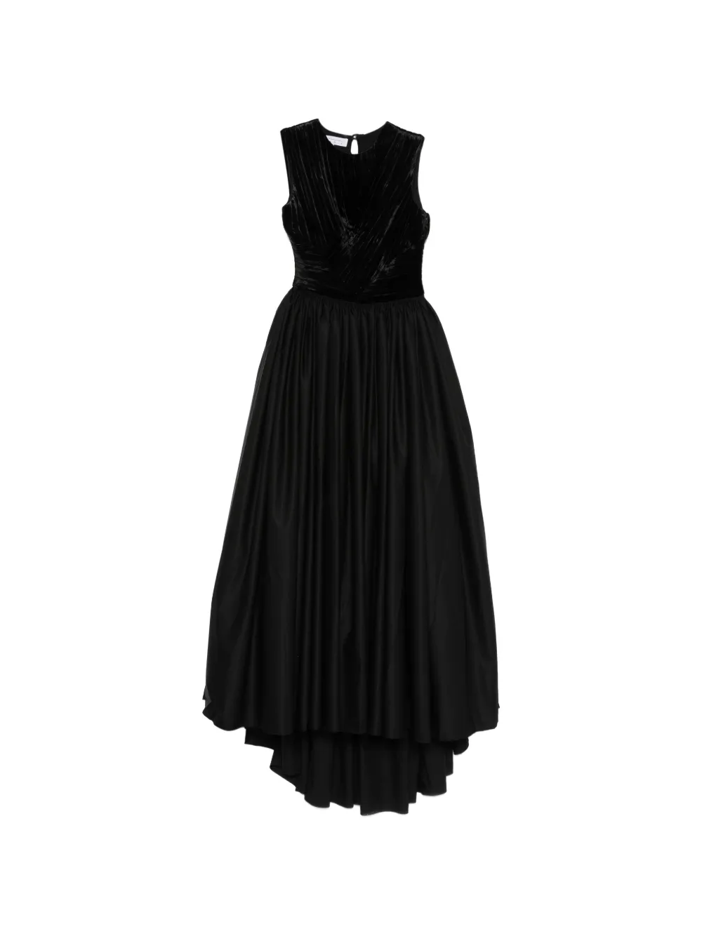 Abadia pleated bodice dress - Nero