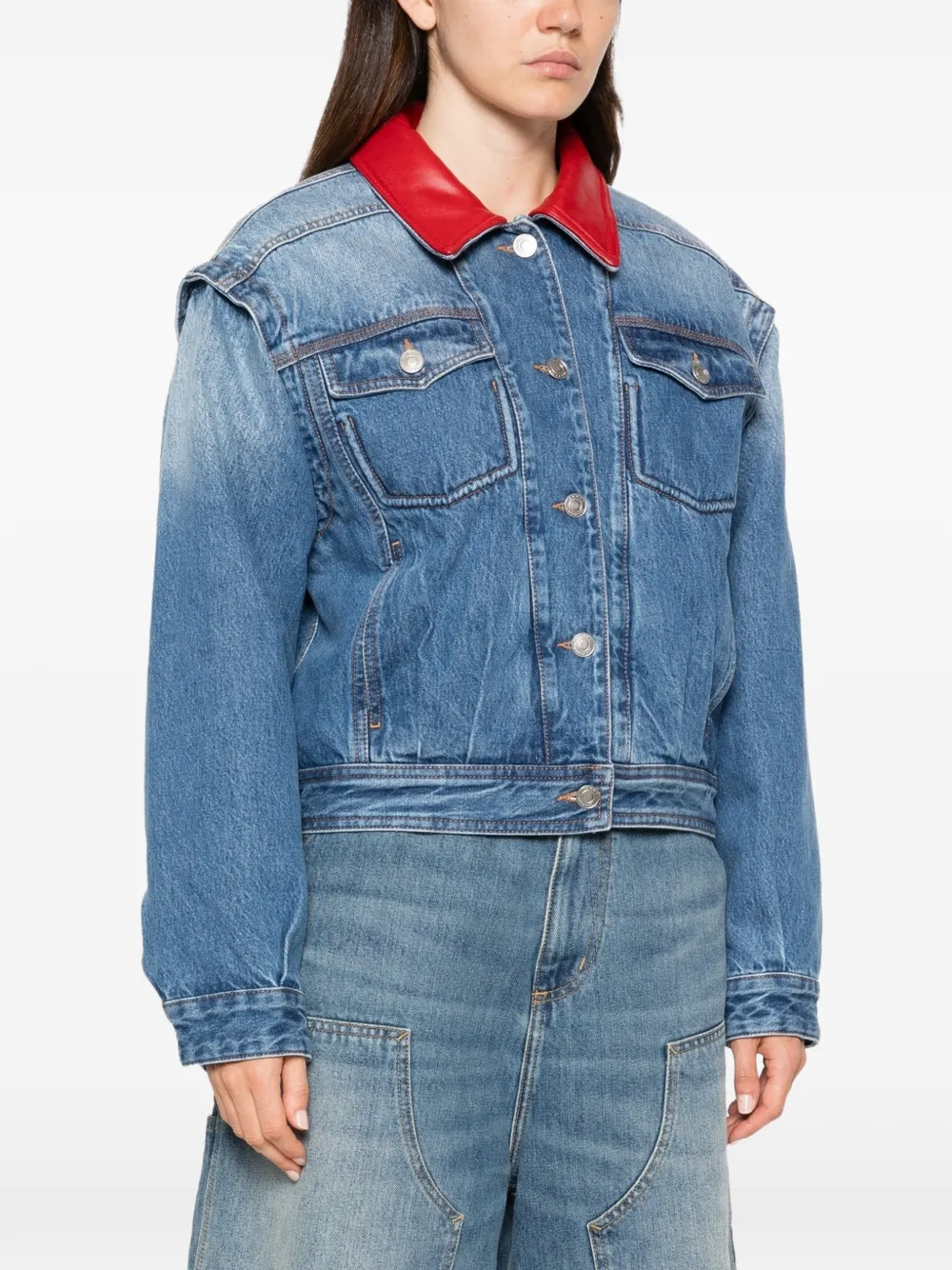 ISABEL MARANT Devyn denim jack Blauw