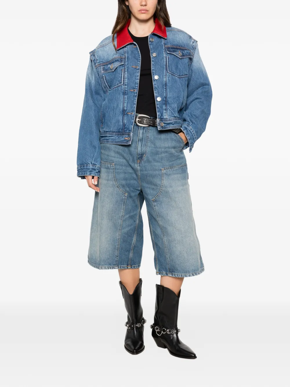 ISABEL MARANT Devyn denim jack Blauw