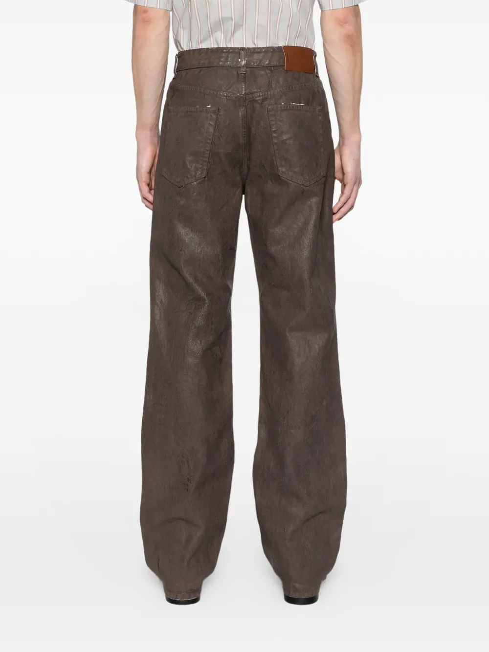 Marni coated jeans Bruin