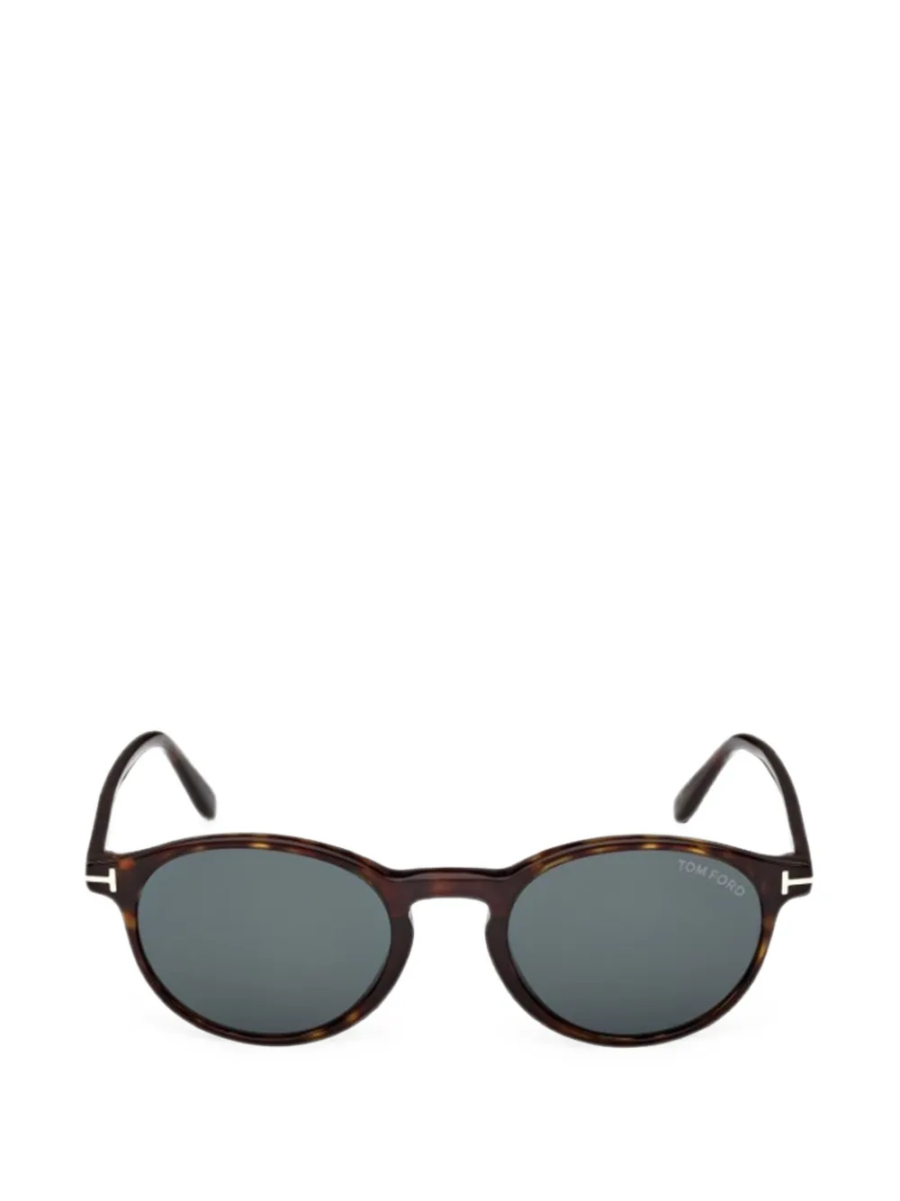 TOM FORD Eyewear Prescott oval-frame sunglasses - Marrone