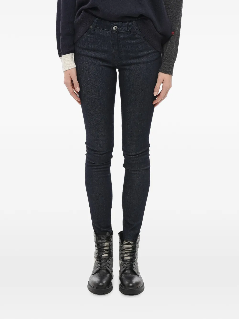 Woolrich skinny-fit five-pocket jeans - Blau