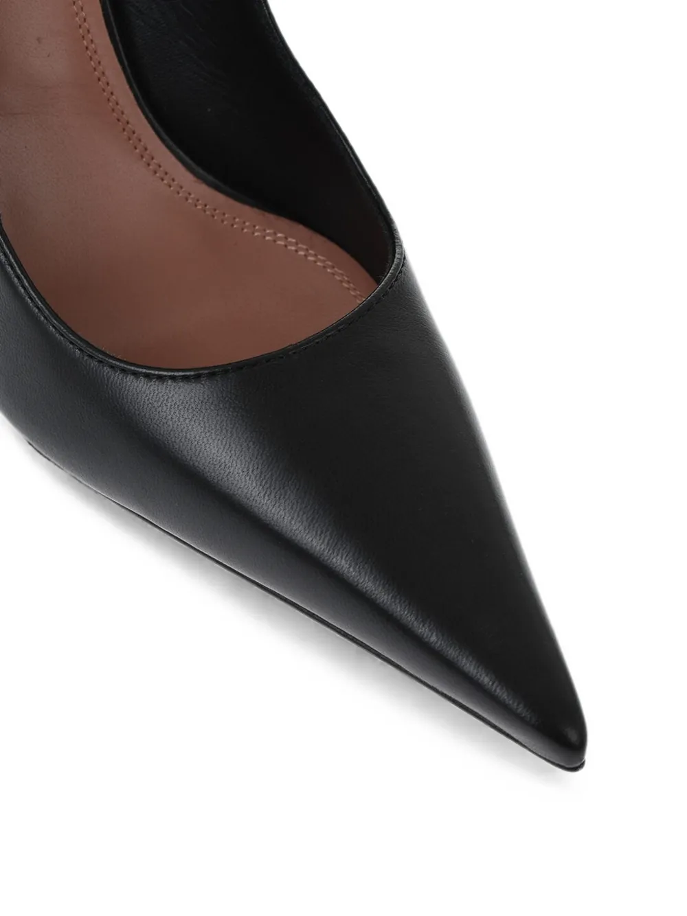 Amina Muaddi Barbara pumps 105 black nappa Zwart