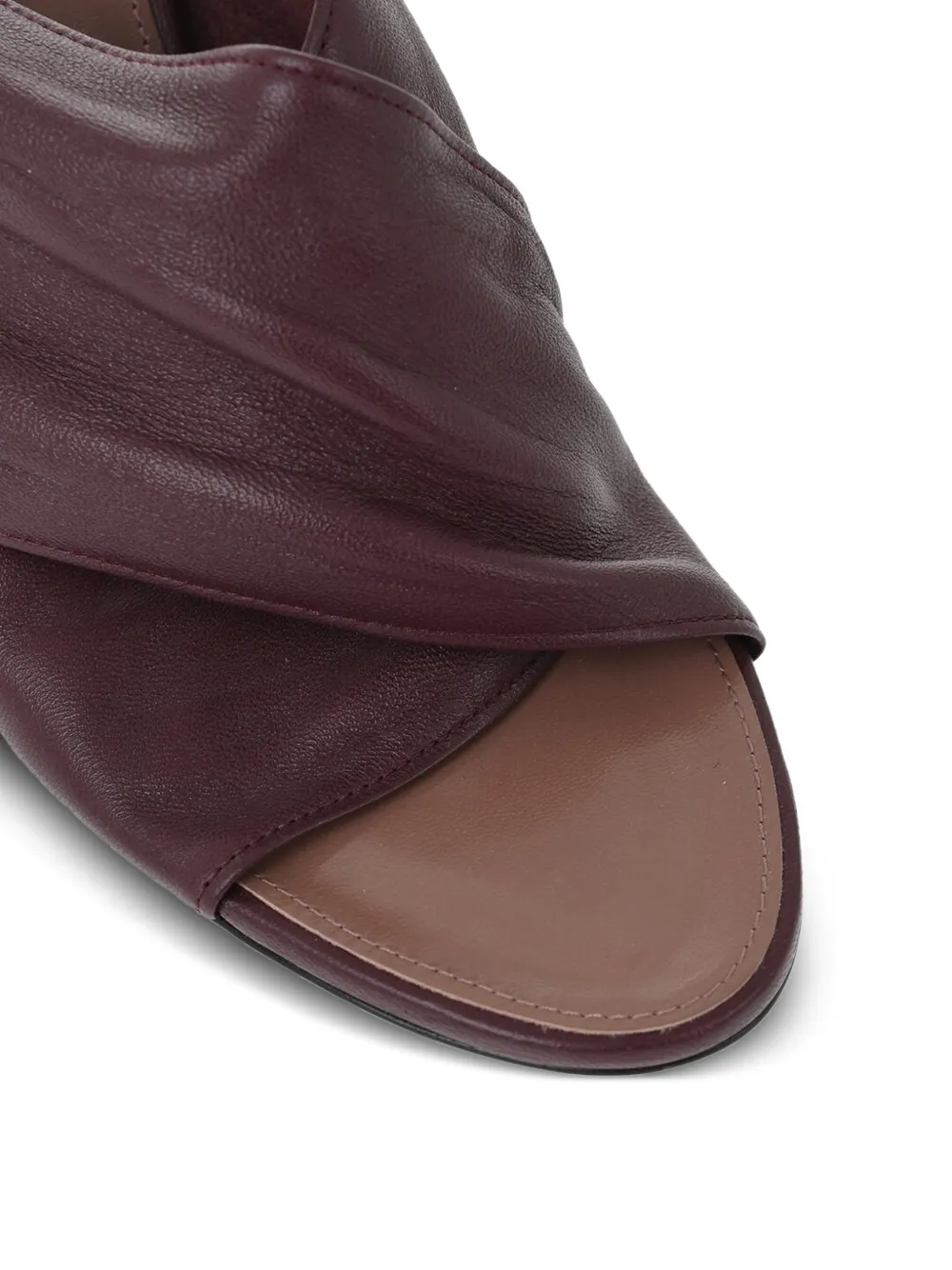 Paris Texas Maria criss-cross band mules Rood
