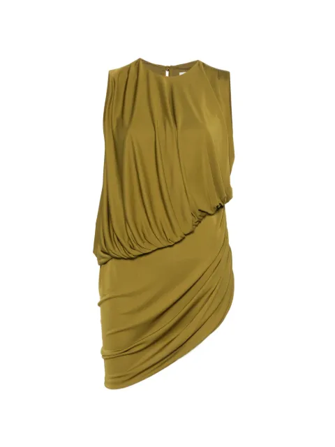 Abadia layered drape top in green