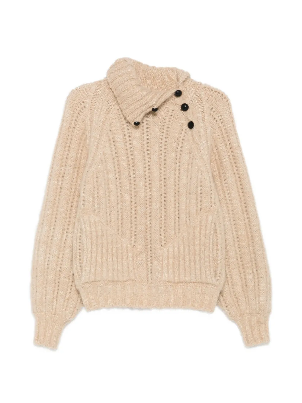 ISABEL MARANT Maglione Lily con bottoni - Toni neutri