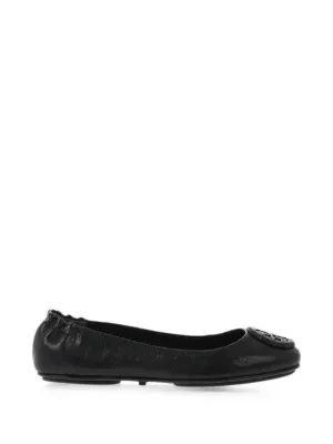 Alexander McQueen metal-toecap Leather Ballerina Shoes | Black