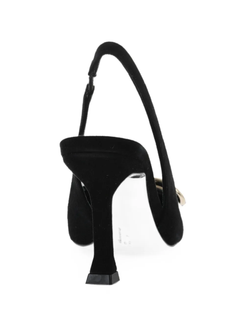 Ferragamo Arlene slingback sandalen Zwart