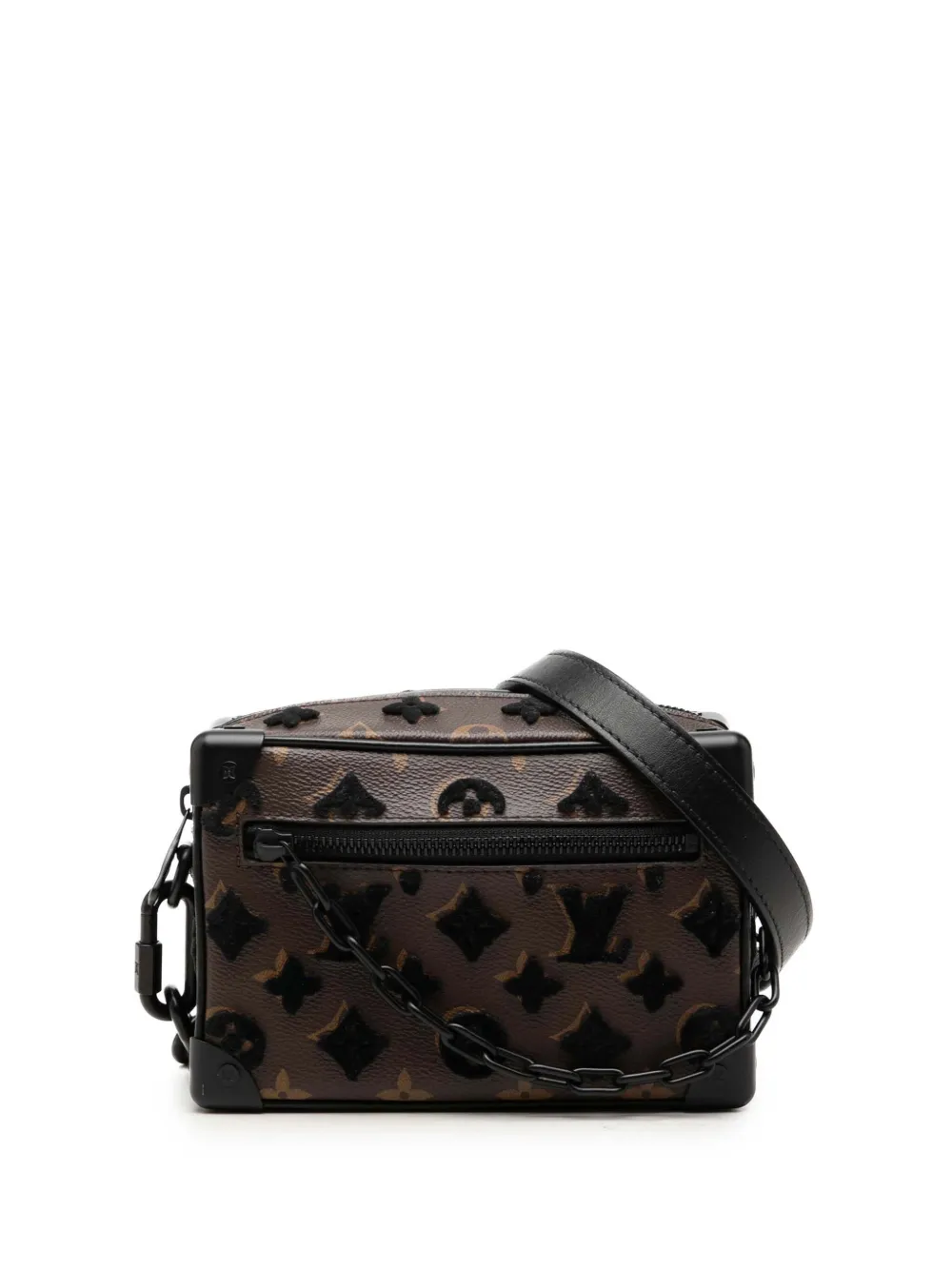 Louis Vuitton Pre-Owned 2020 mini Monogram Tuffetage Soft Trunk Umhängetasche - Braun