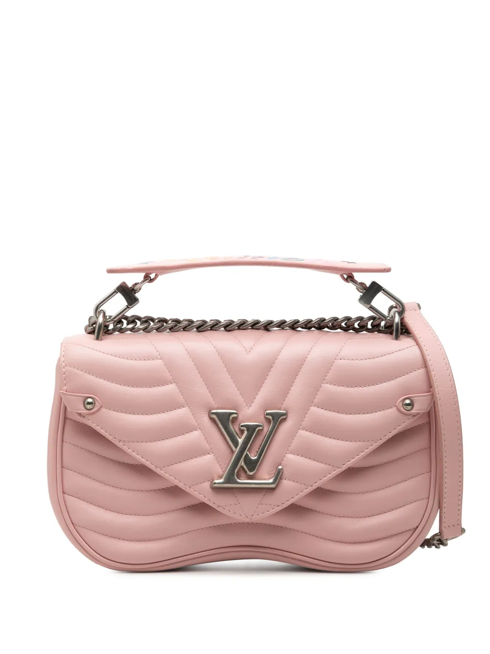 Louis Vuitton Pre-Owned Borsa a tracolla New Wave MM con catena 2018 - Rosa